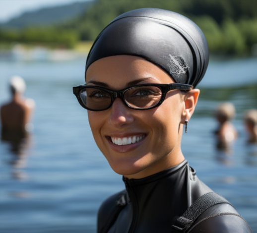 swim cap for long hair