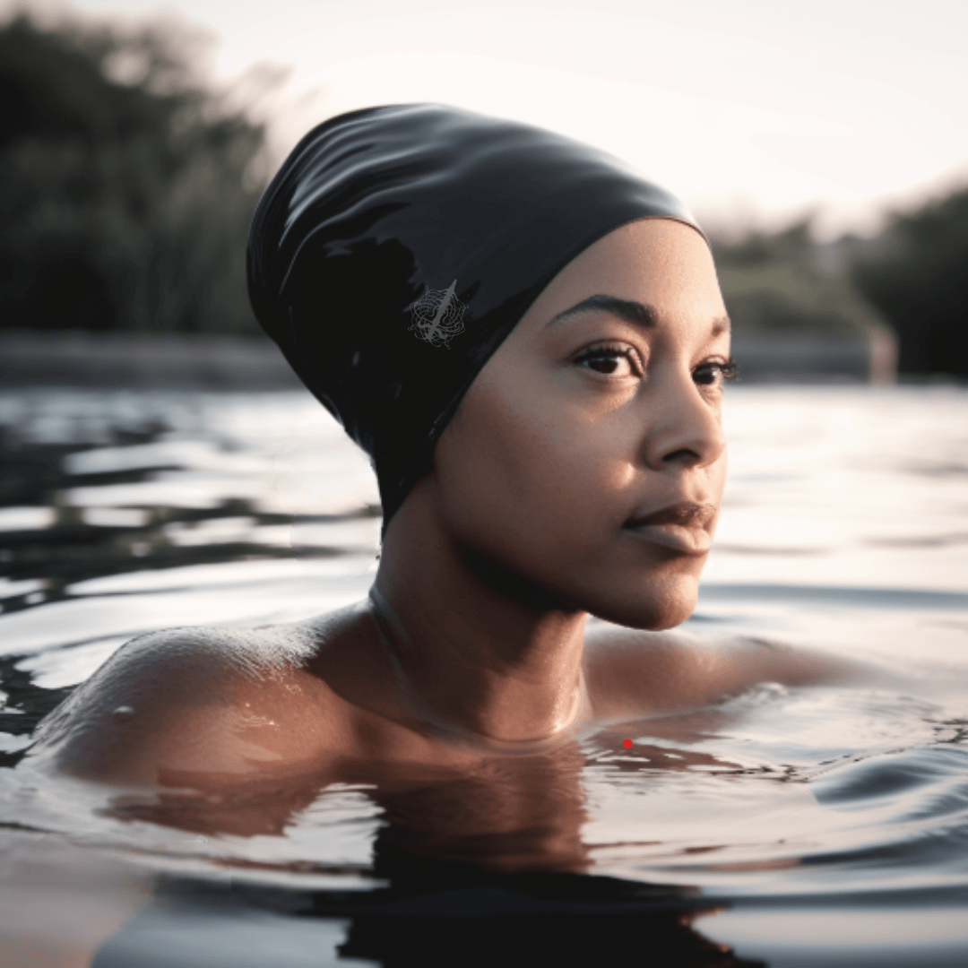 swim cap for braids and locs